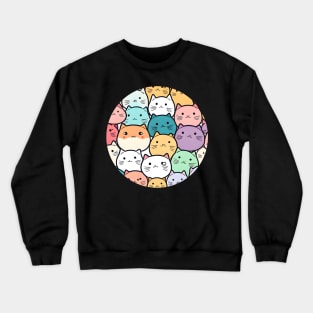 The Cat Team Cat Cute Cat Friends Crewneck Sweatshirt